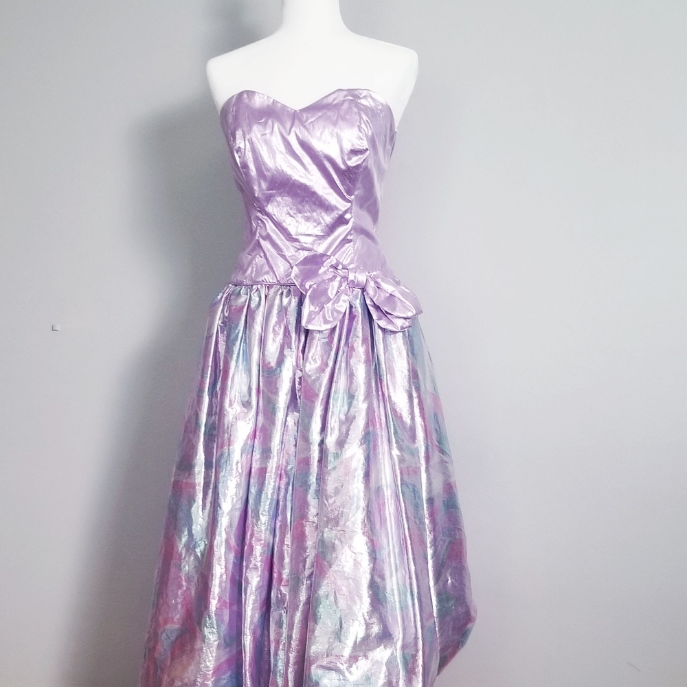 ILGWU VTG Barbie Style Strapless Gown